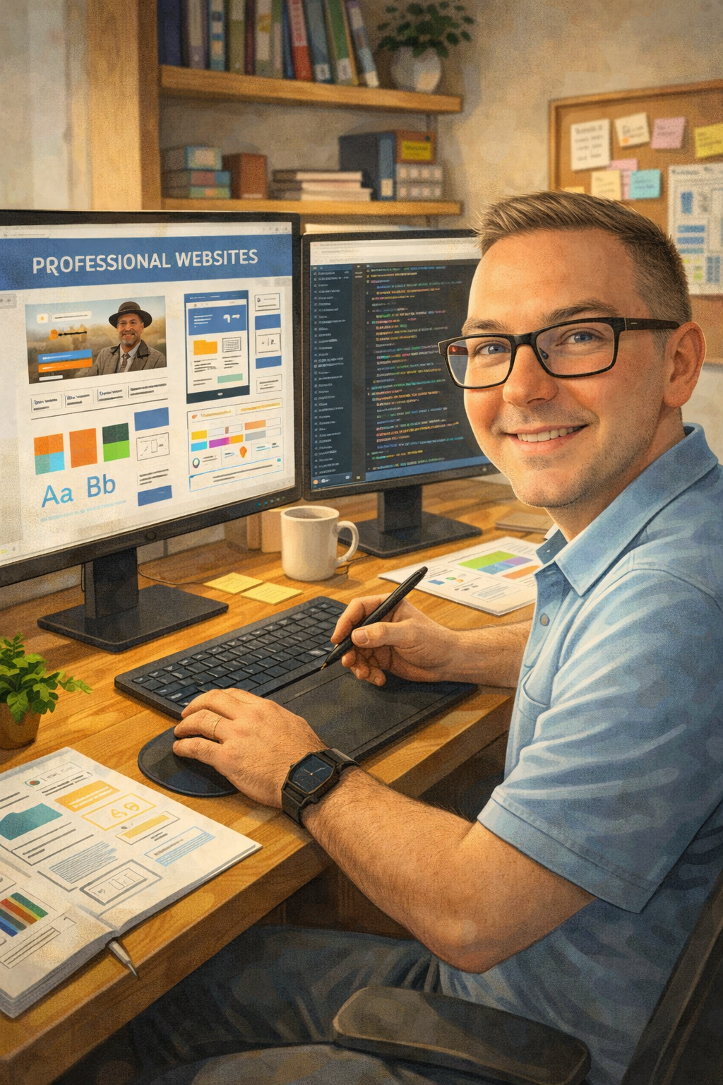 Creative design munkaállomás